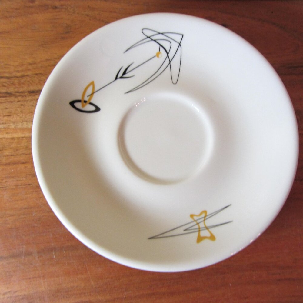 3 for $36 - Mayer vintage plate atomic stars 362 MCM (W3569)